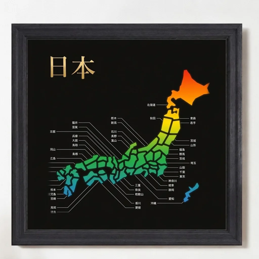 全部刮開的彩虹地圖